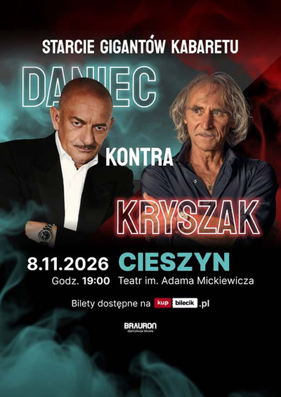 Plakat wydarzenia:  Daniec kontra Kryszak 