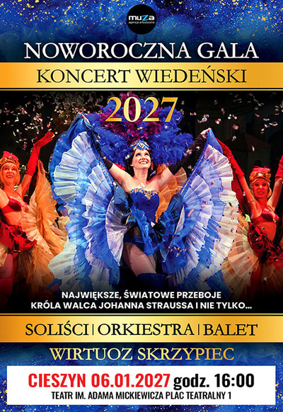 Plakat wydarzenia:  Noworoczna Gala- Koncert Wiedeński  